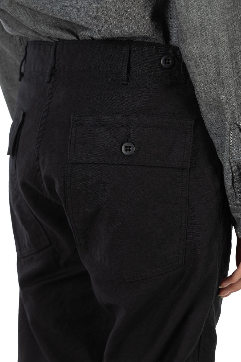 OrSlow - Slim Fit Fatigue Pants - Black
