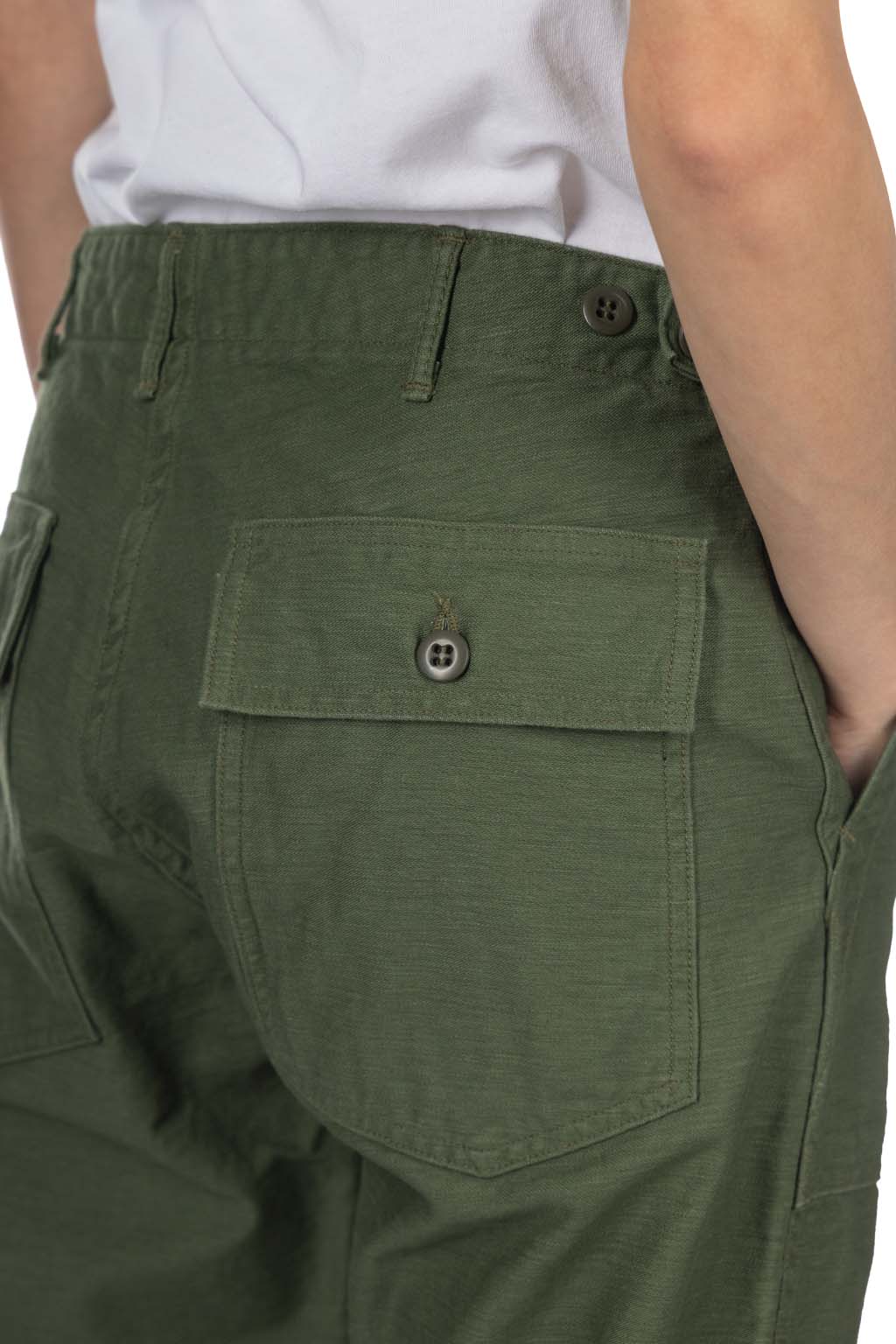 OrSlow Slim Fit Fatigue Pants - Green