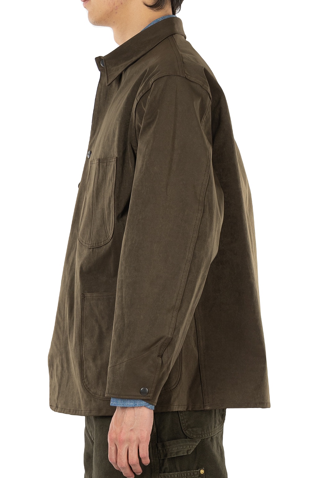 OrSlow - Suede Touch Classic Coverall - Coffee Brown