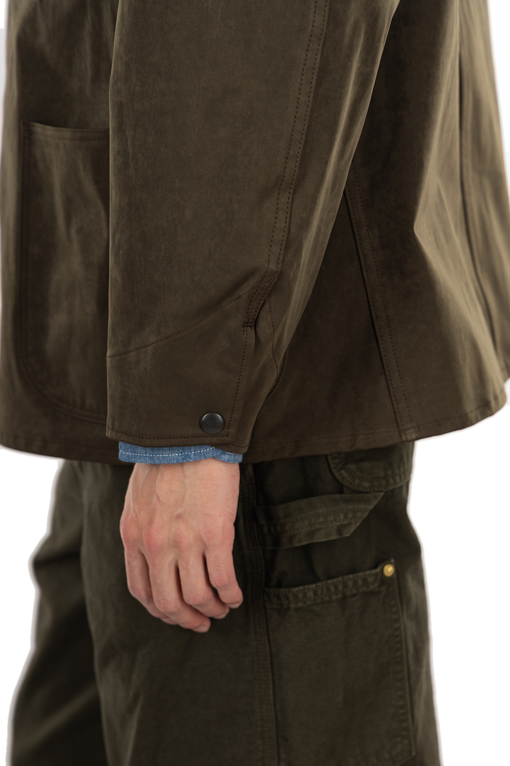 OrSlow - Suede Touch Classic Coverall - Coffee Brown