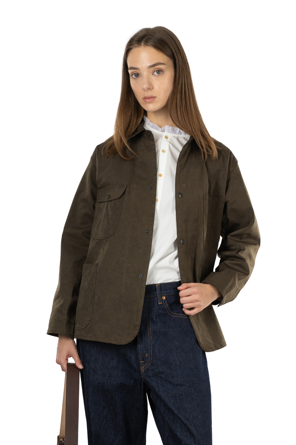 OrSlow - Suede Touch Classic Coverall - Coffee Brown