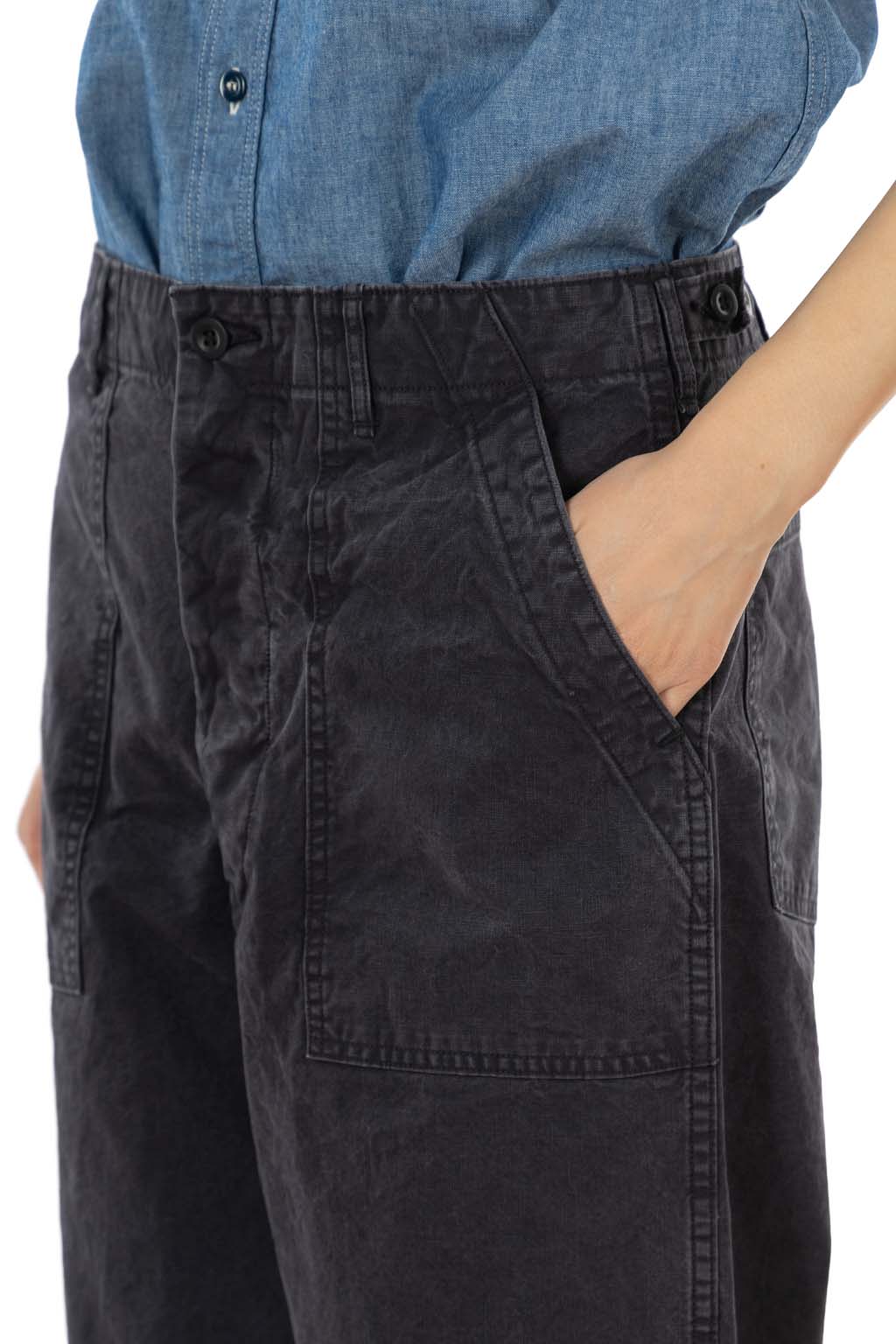 OrSlow - Summer Fatigue Pants - Black