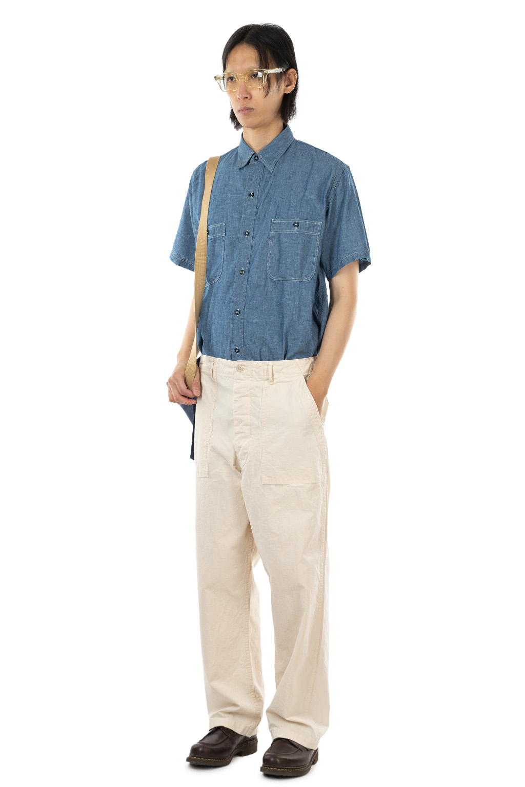 OrSlow - Summer Fatigue Pants - Ecru