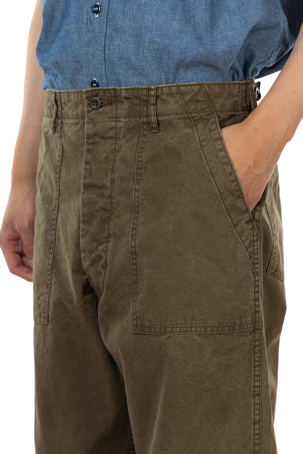 OrSlow - Summer Fatigue Pants - Olive