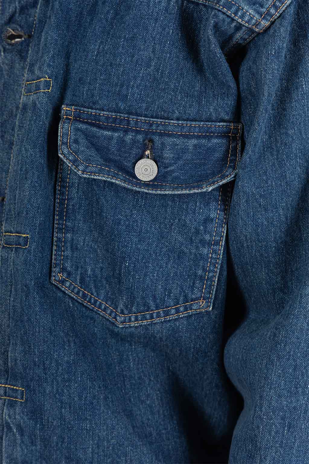 orslow | Type 1 40's Pleated Front Blouse Vintage Wash | Men