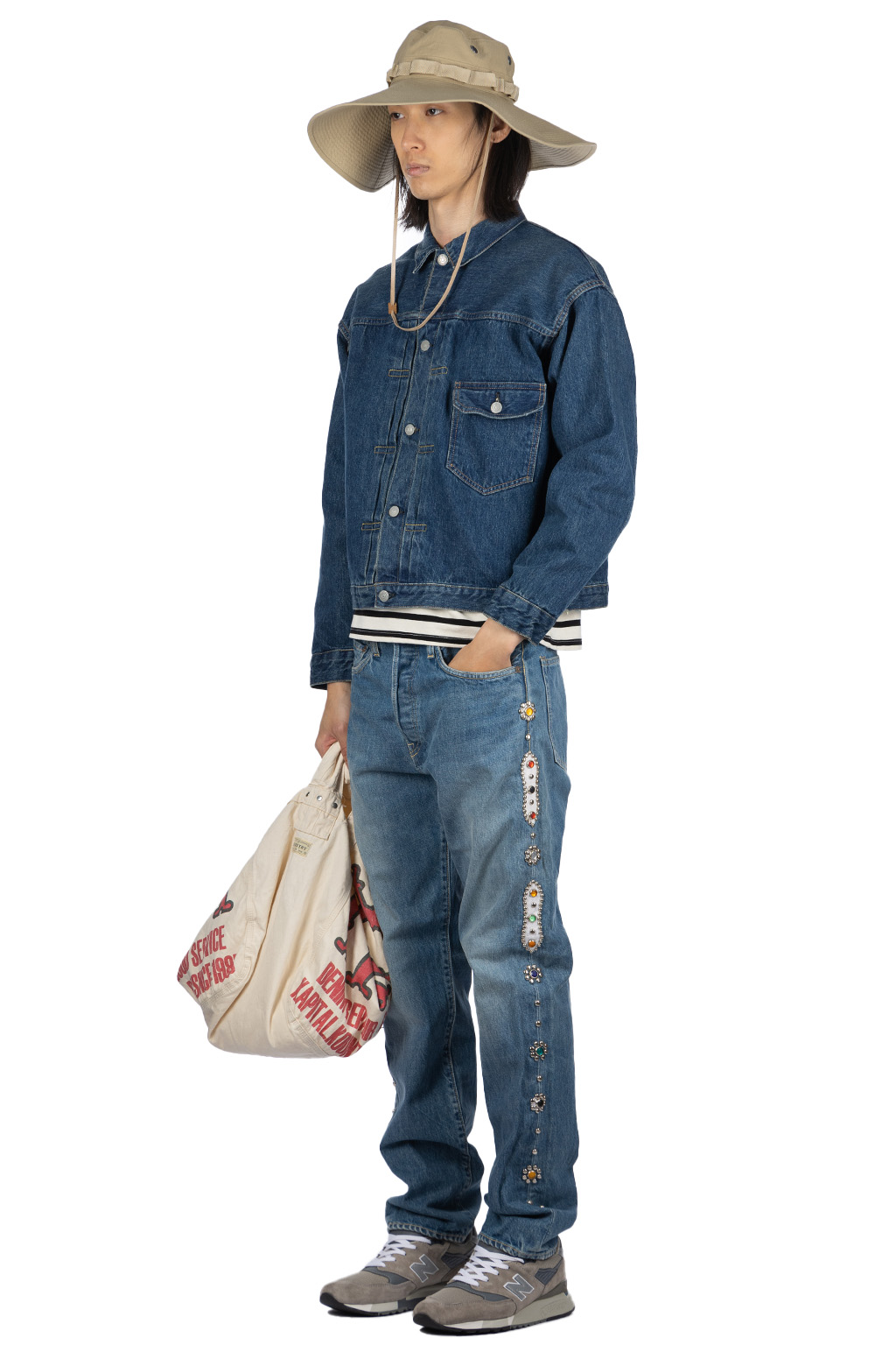 orslow - Type 1 40's Pleated Front Blouse Vintage Wash 