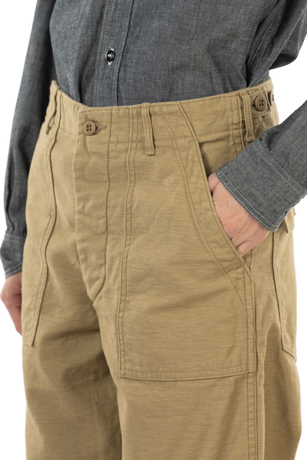 OrSlow - US Army Fatigue Pants - Regular Fit - Sand Beige
