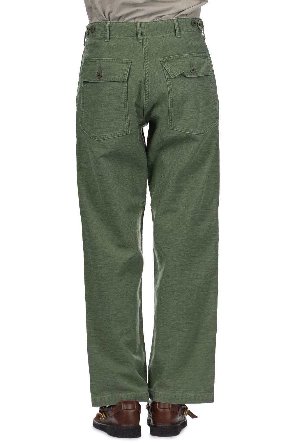 OrSlow U.S. Army Fatigue Pants Used Wash - Regular Fit - Green Used