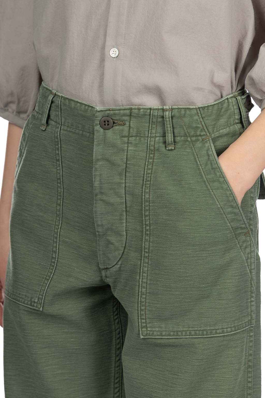OrSlow U.S. Army Fatigue Pants Used Wash - Regular Fit - Green Used