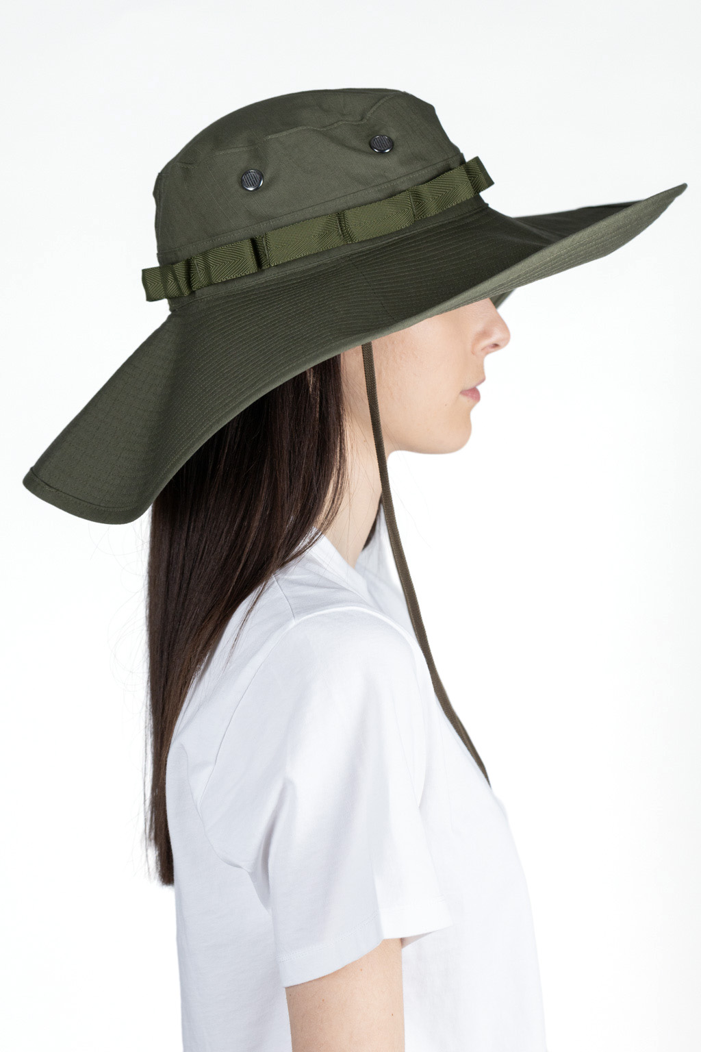 OrSlow US Army Wide Brim Jungle Hat - Army Green