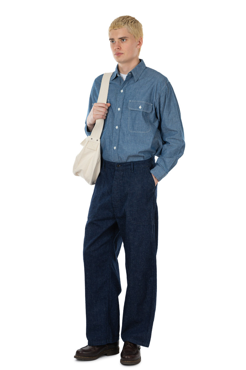 OrSlow - WW II 40's US Navy Utility Trousers - One Wash