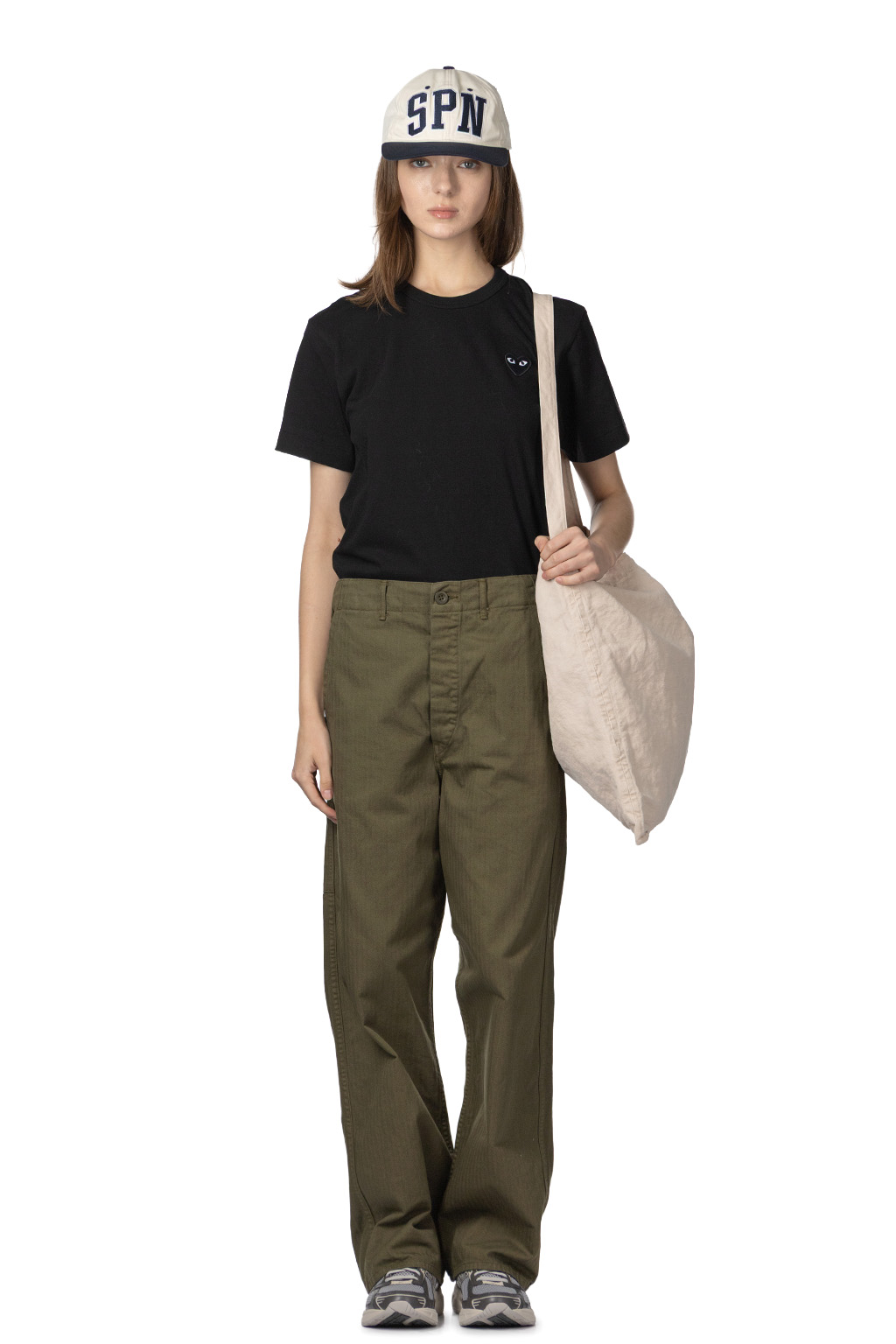 OrSlow - Wide Fit French Work Pants - Army Green