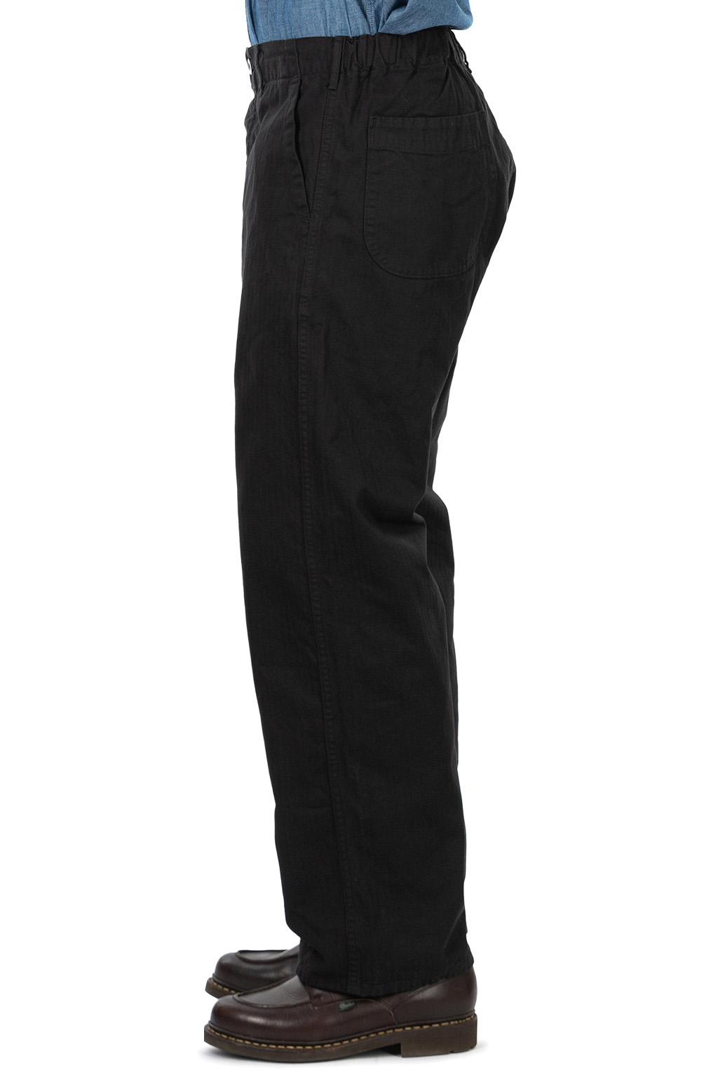 OrSlow - Wide Fit French Work Pants - Black
