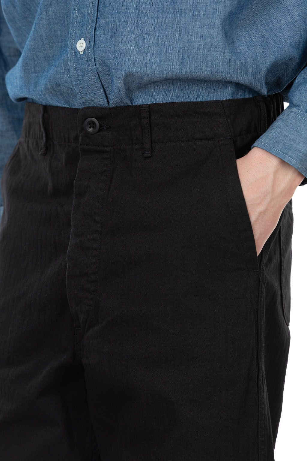 OrSlow - Wide Fit French Work Pants - Black