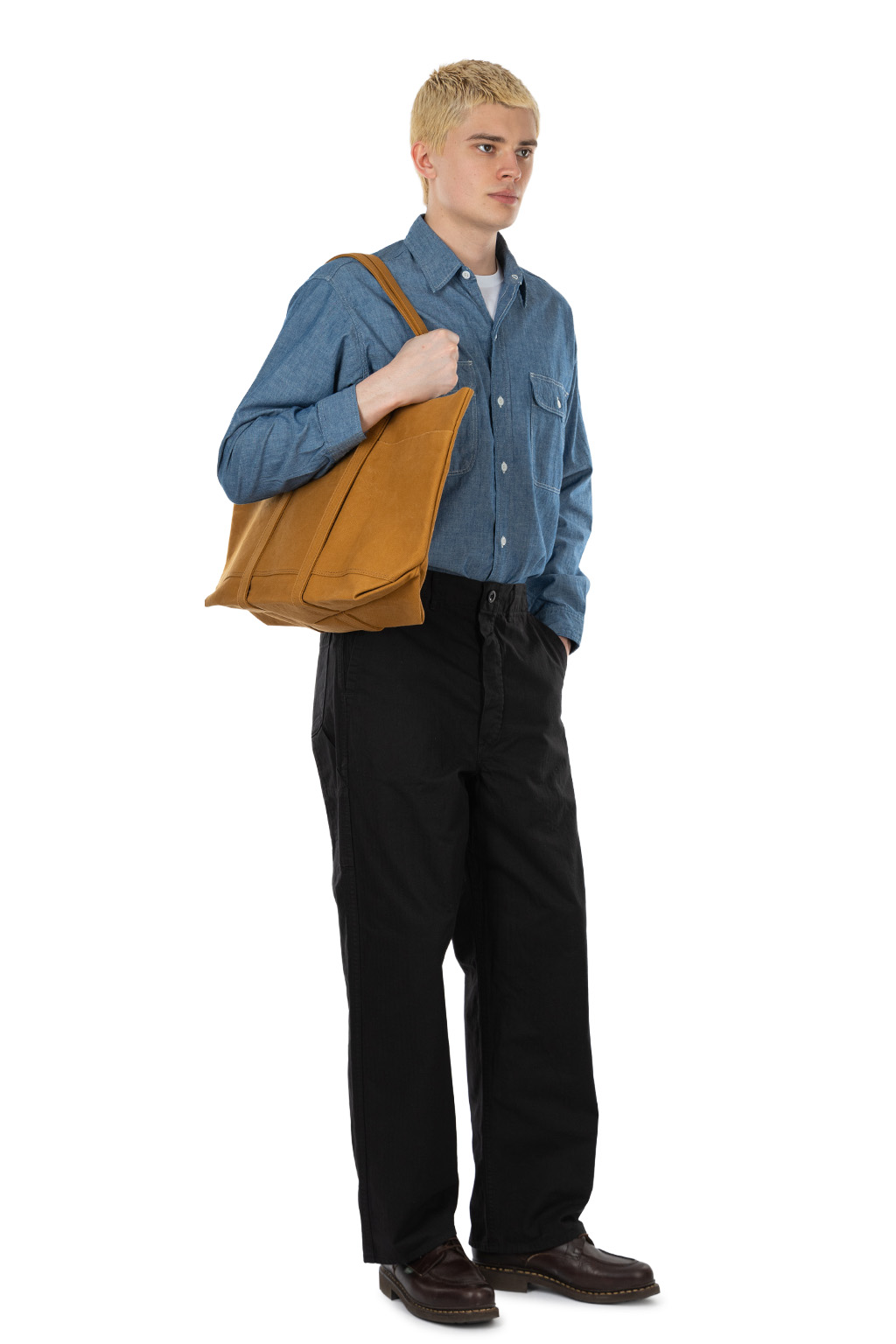 OrSlow - Wide Fit French Work Pants - Black