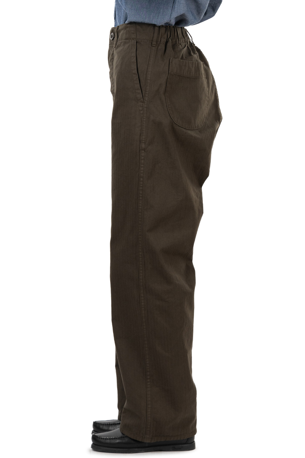 OrSlow - Wide Fit French Work Pants - Coffee Brown