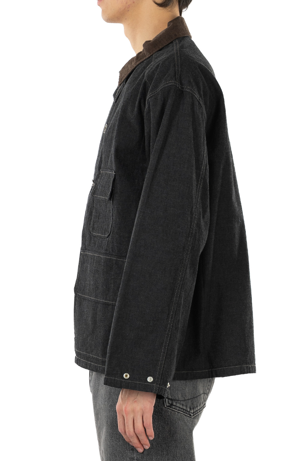Ordinary Fits - Chambray Hunting Jacket - Black