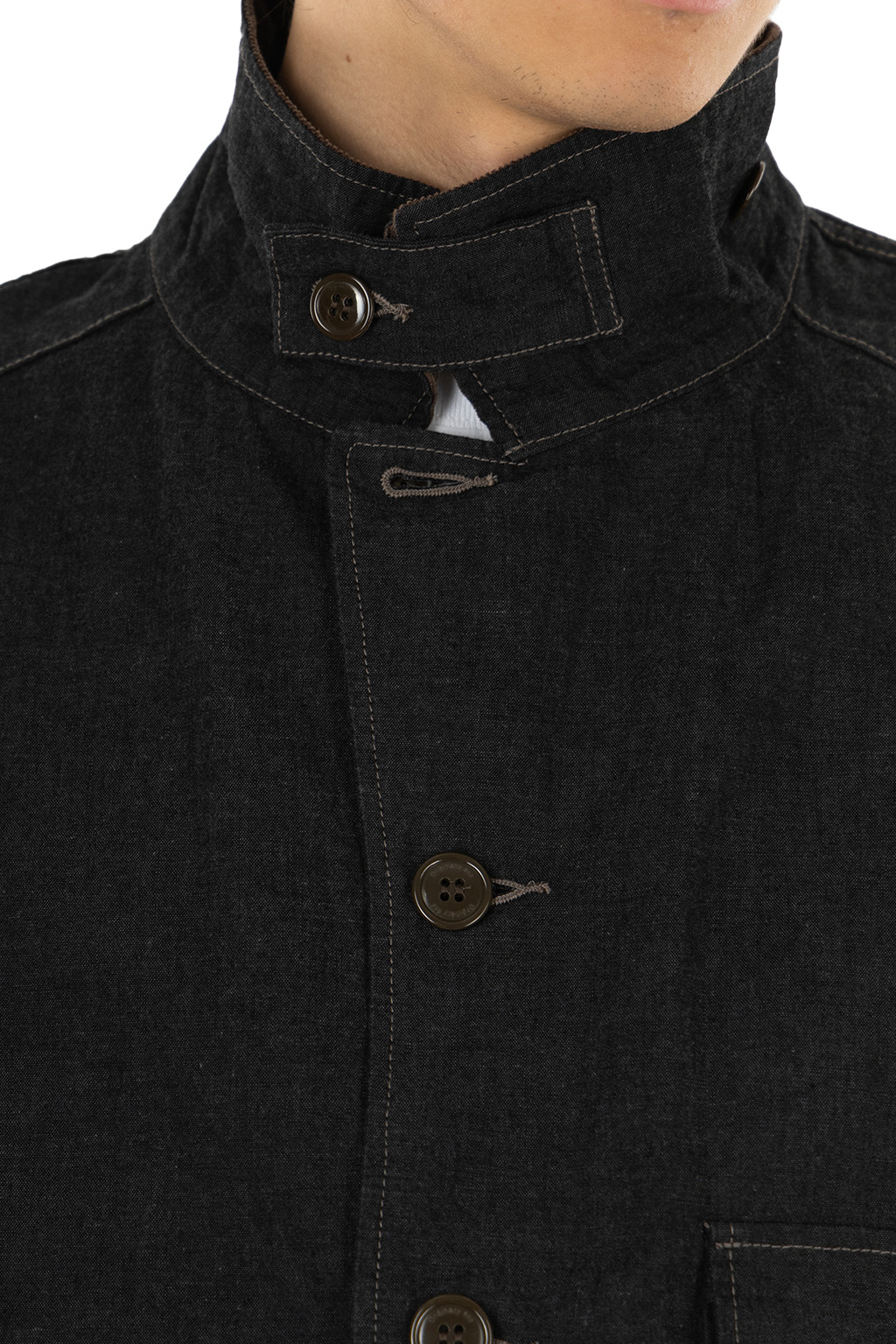 Ordinary Fits - Chambray Hunting Jacket - Black