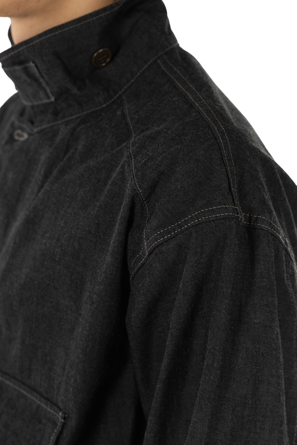 Ordinary Fits - Chambray Hunting Jacket - Black