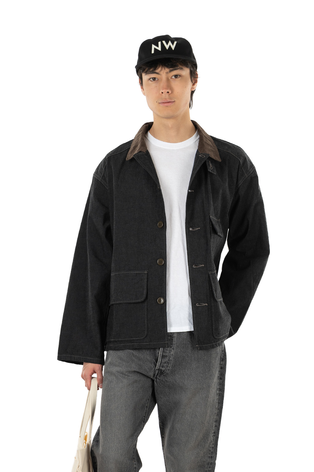 Ordinary Fits - Chambray Hunting Jacket - Black