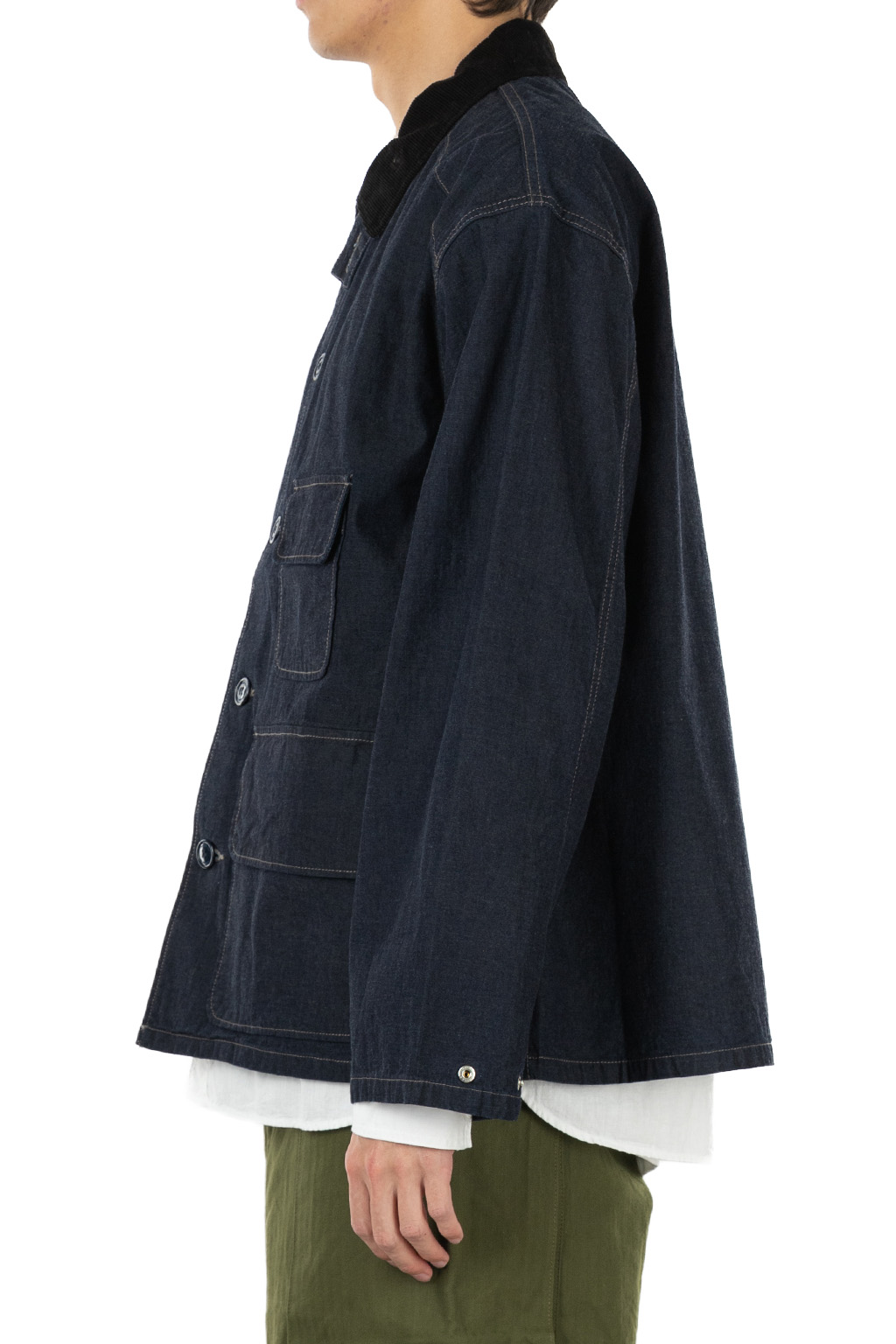 Ordinary Fits - Chambray Hunting Jacket - Indigo