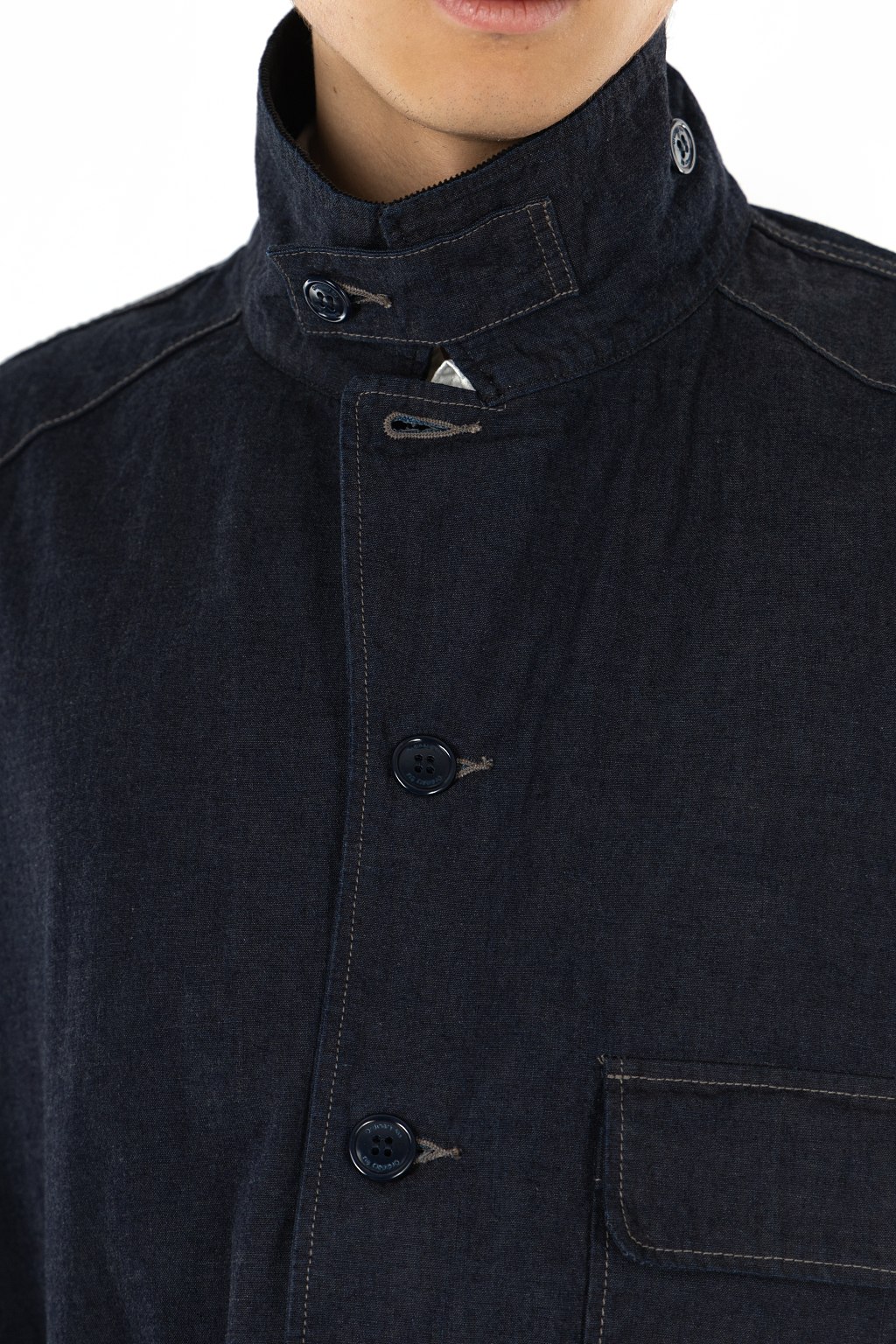 Ordinary Fits - Chambray Hunting Jacket - Indigo