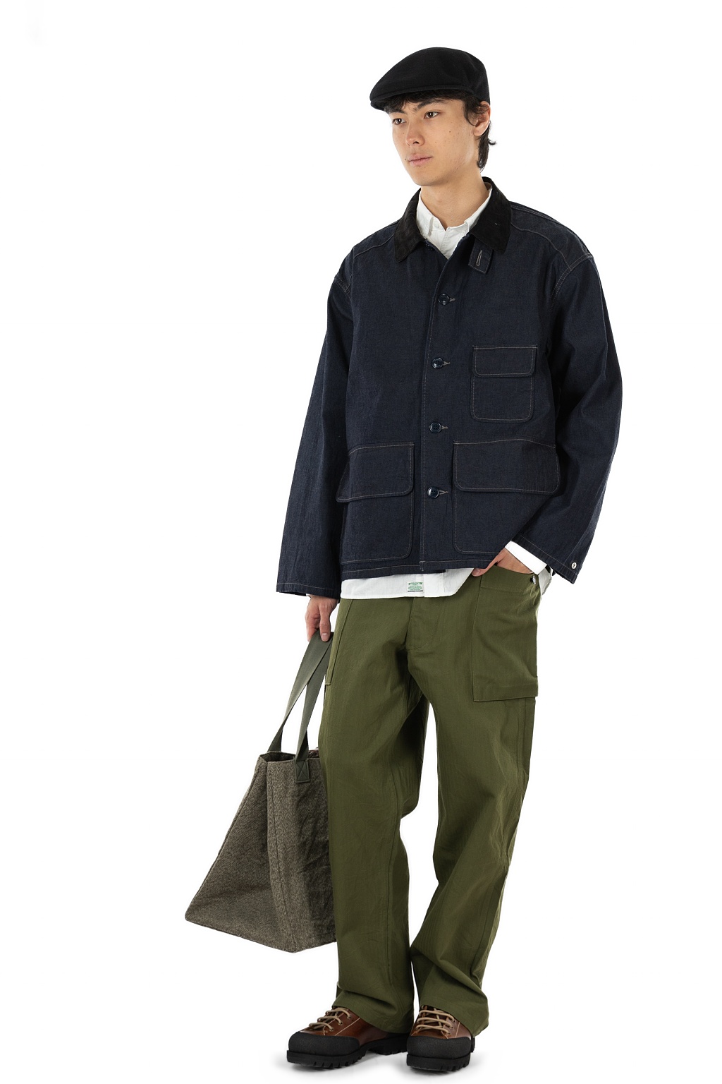 Ordinary Fits - Chambray Hunting Jacket - Indigo