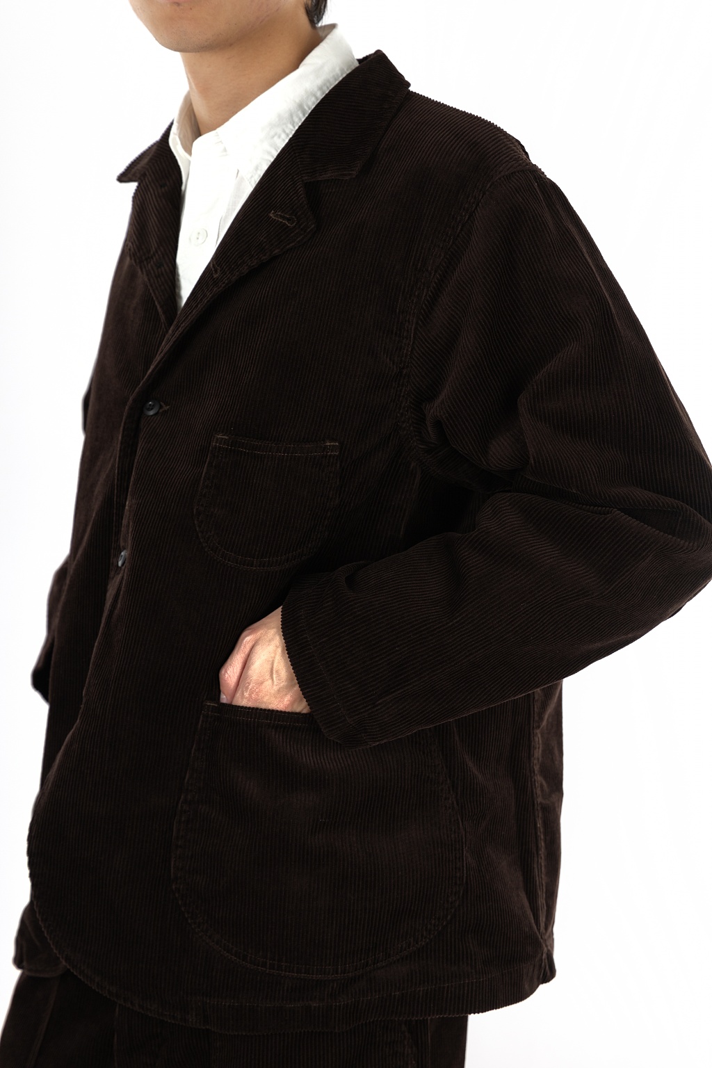 Ordinary Fits - Corduroy Bell Jacket - Brown