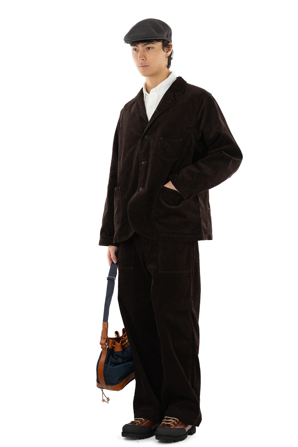 Ordinary Fits - Corduroy Bell Jacket - Brown