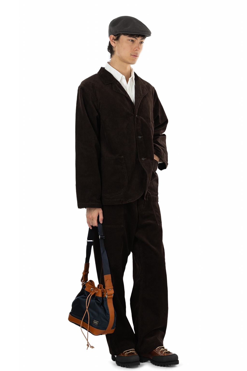Ordinary Fits - Corduroy Bell Jacket - Brown