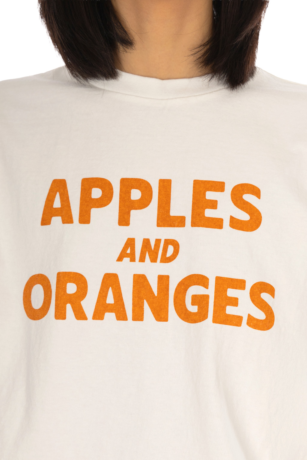 Ordinary Fits - Print T-Shirts - Apples and Oranges  - White