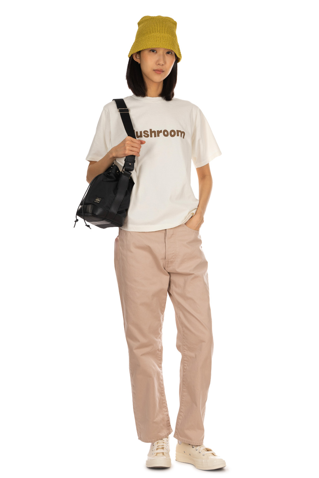 Ordinary Fits - Print T-Shirts - Mushroom - White