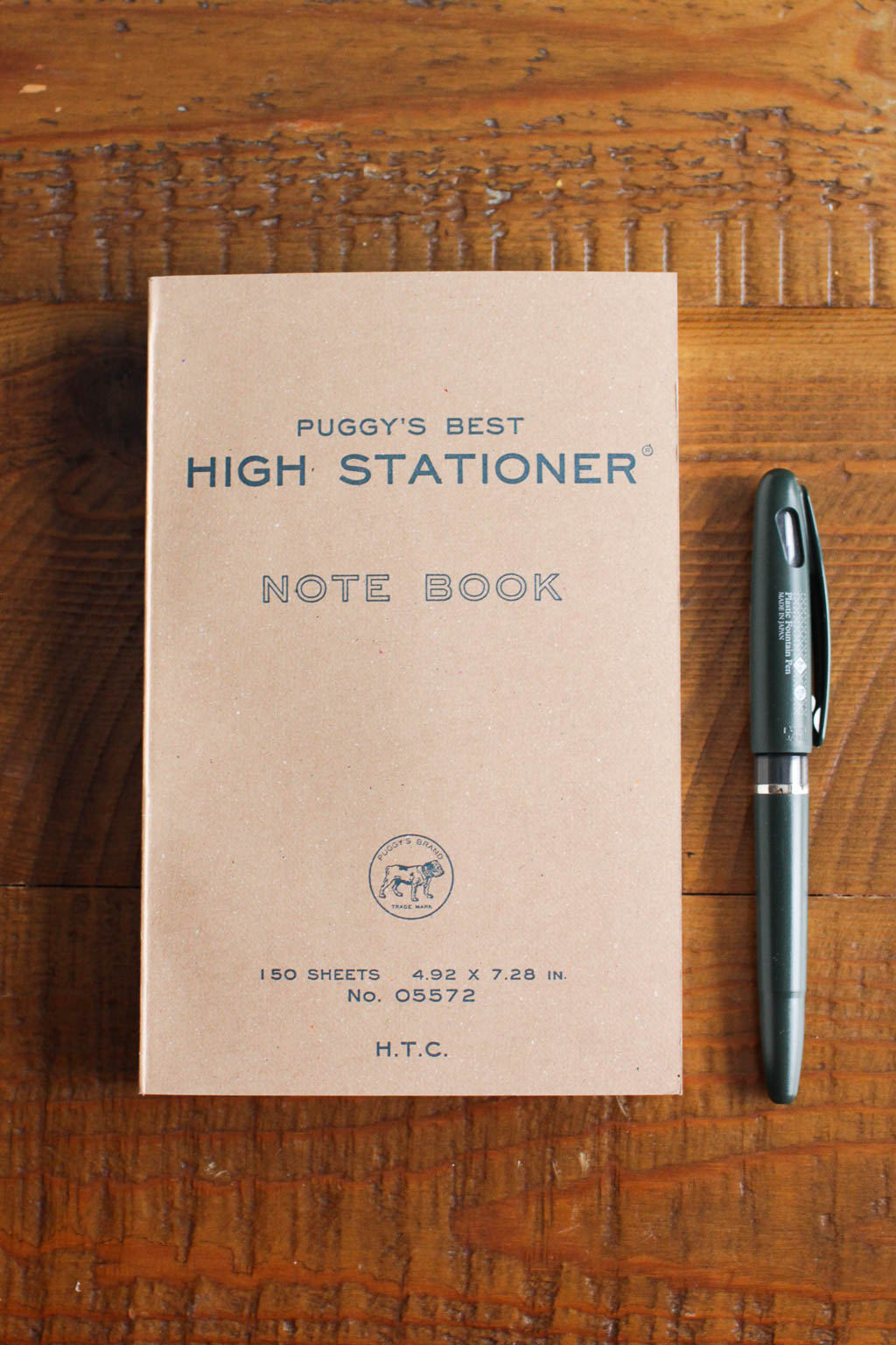 PUGGYS BEST Paperback Blank Notebook Large - 3 Colour Choices