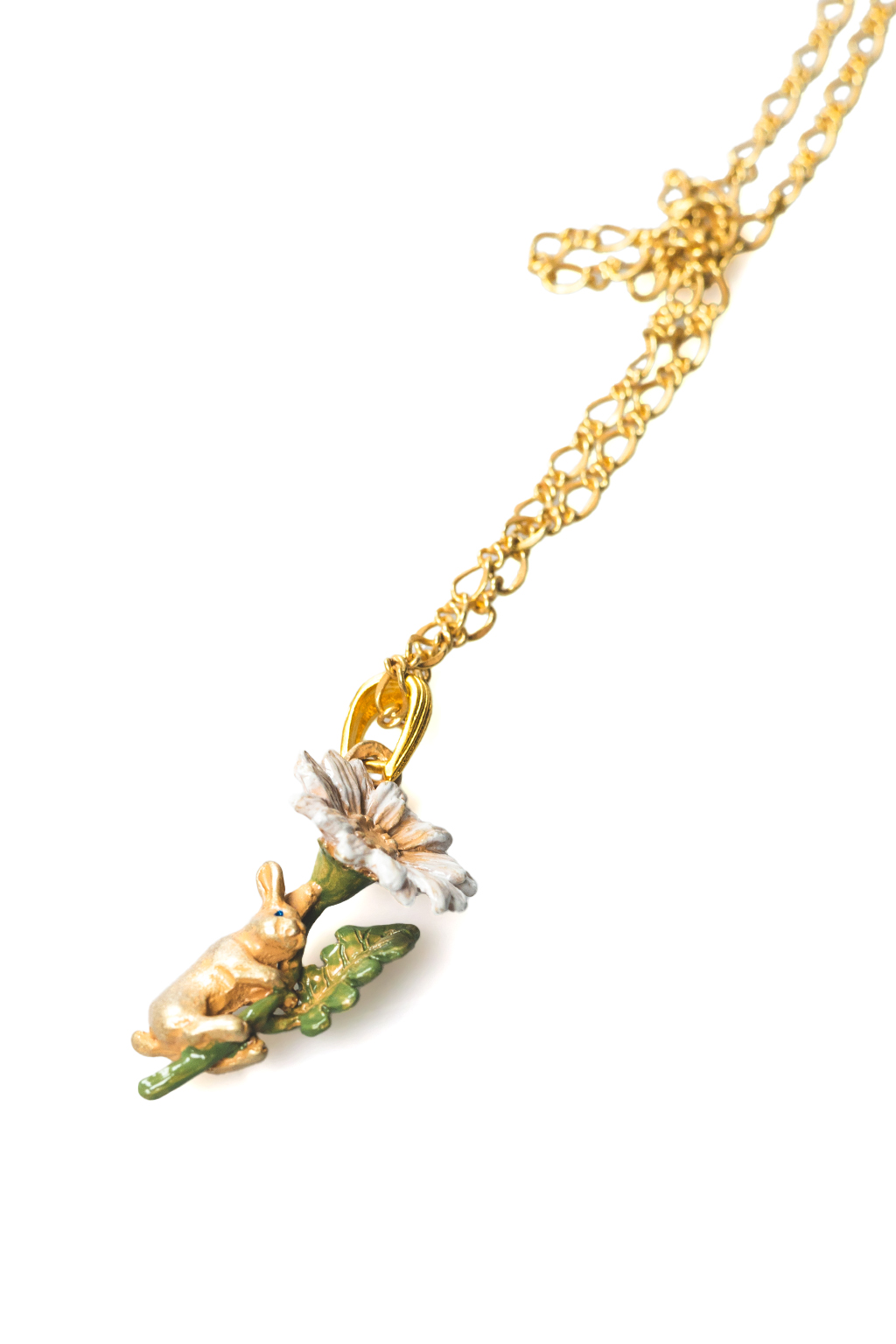 Palnart Poc - Bunny and Flower Necklace