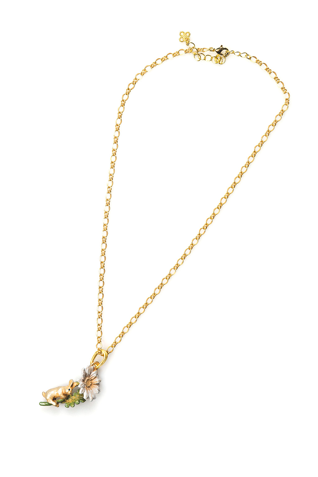 Palnart Poc - Bunny and Flower Necklace