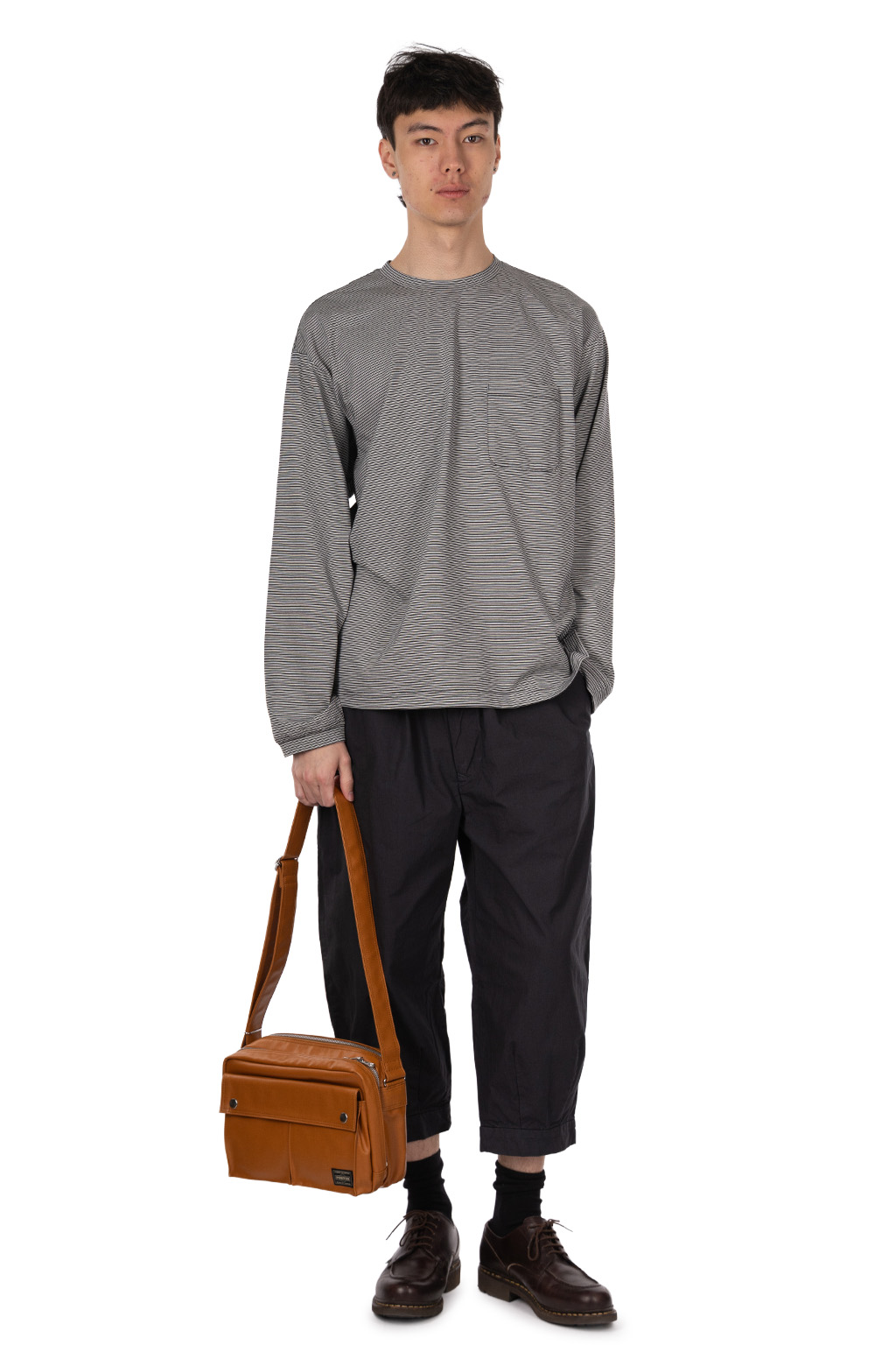 Porter Yoshida - FREE STYLE SLING BAG with zip in 2 Color Choices