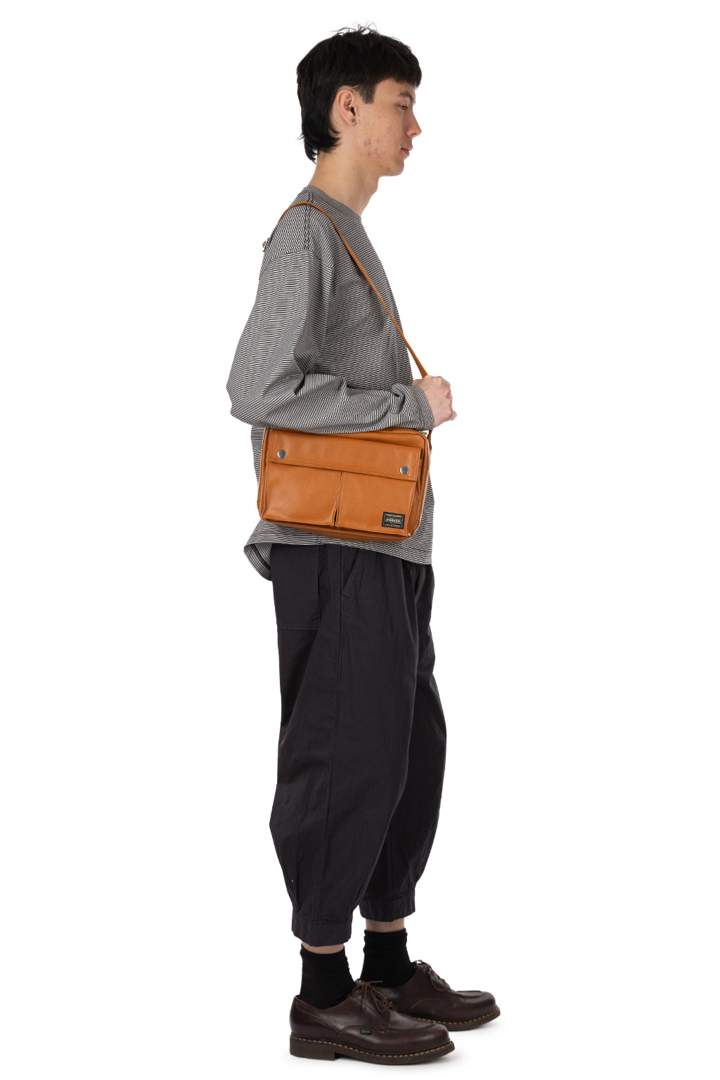 Porter Yoshida - FREE STYLE SLING BAG with zip in 2 Color Choices