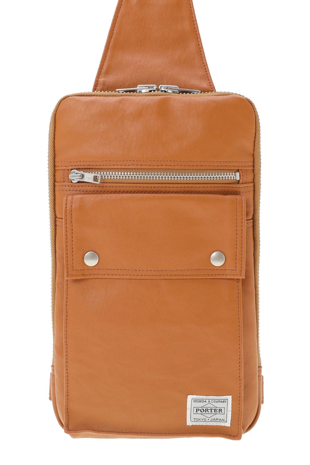 Porter Yoshida - FREE STYLE - Sling Shoulder Bag - Camel