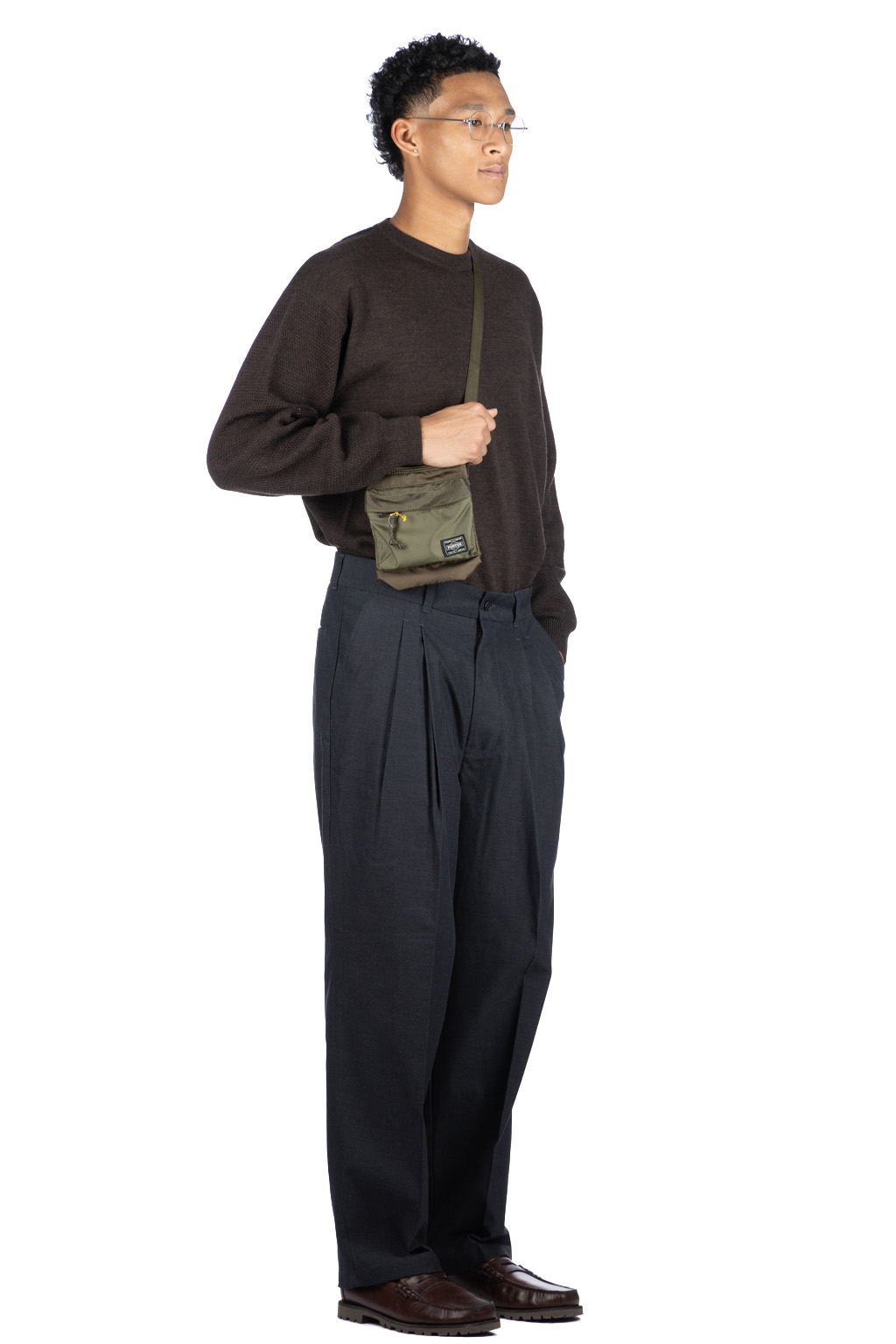 Porter Yoshida Force Shoulder Pouch in 3 Colour Choices