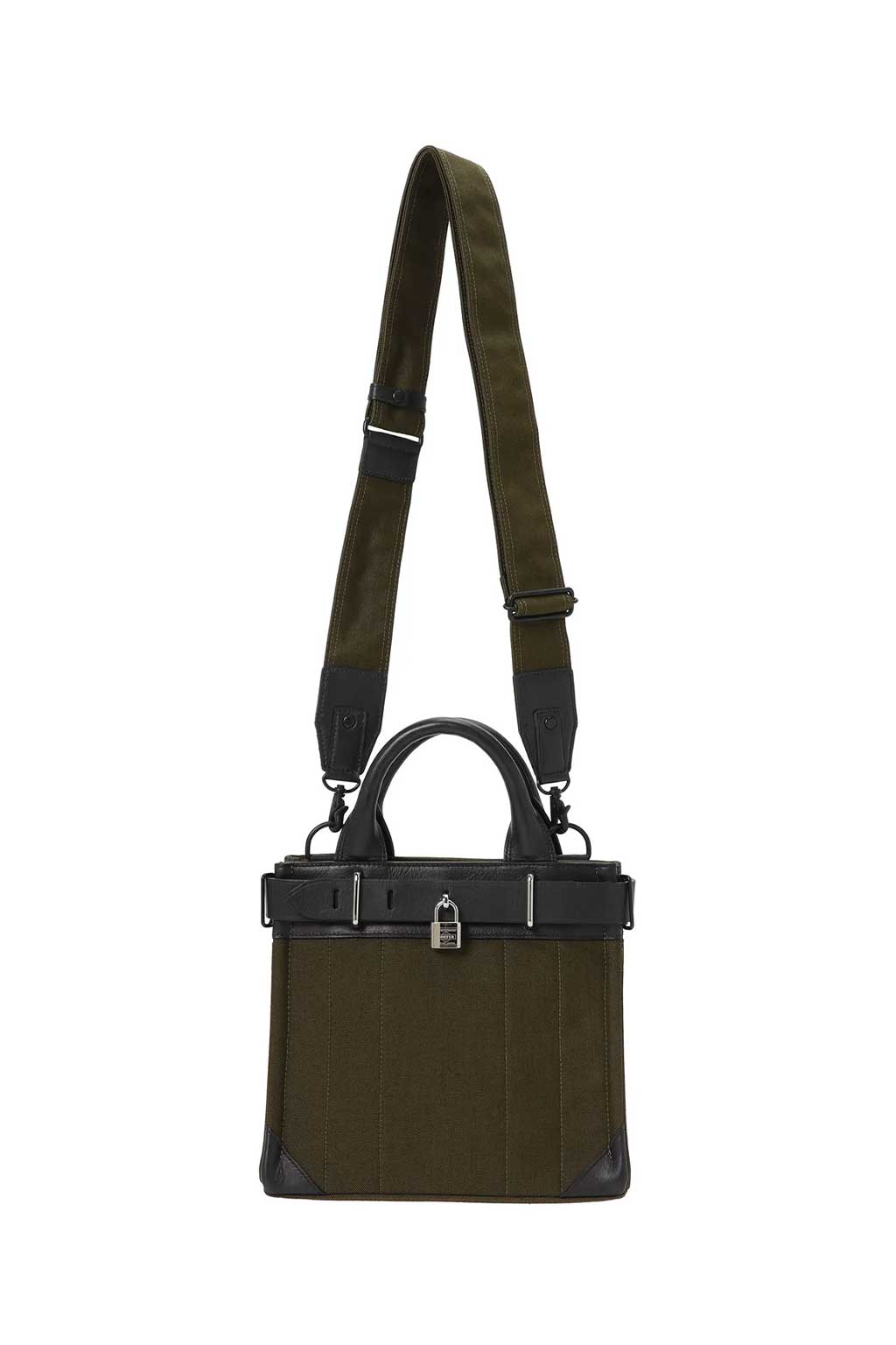 Porter Yoshida | Fork 2Way Tote Bag - Olive | Men | Blue Button Shop