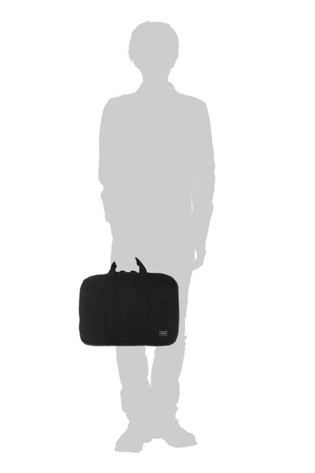 Porter Yoshida - HYBRID - 2Way Briefcase Small - Black