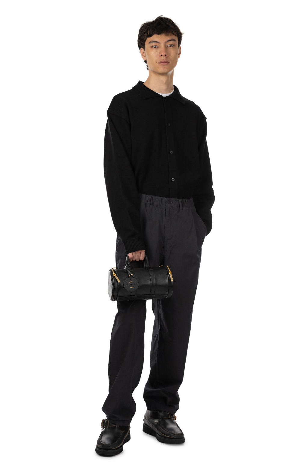 Porter Yoshida | MINIATURE - 2Way Boston Bag - Black | Men | Blue 