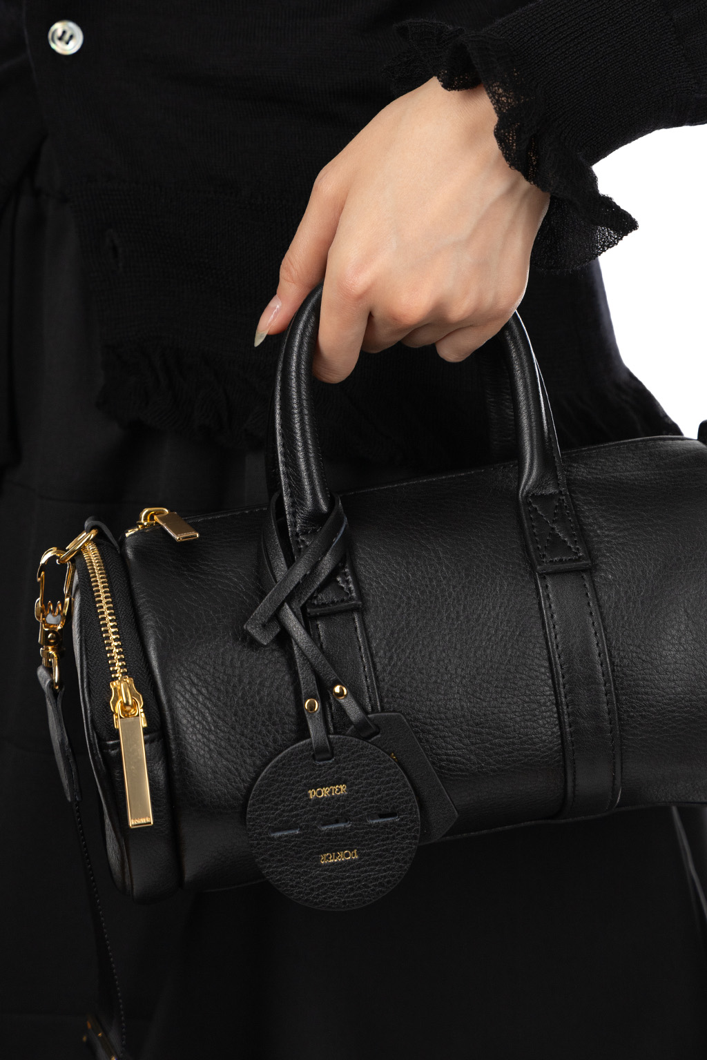 Porter Yoshida - MINIATURE - 2Way Boston Bag - Black