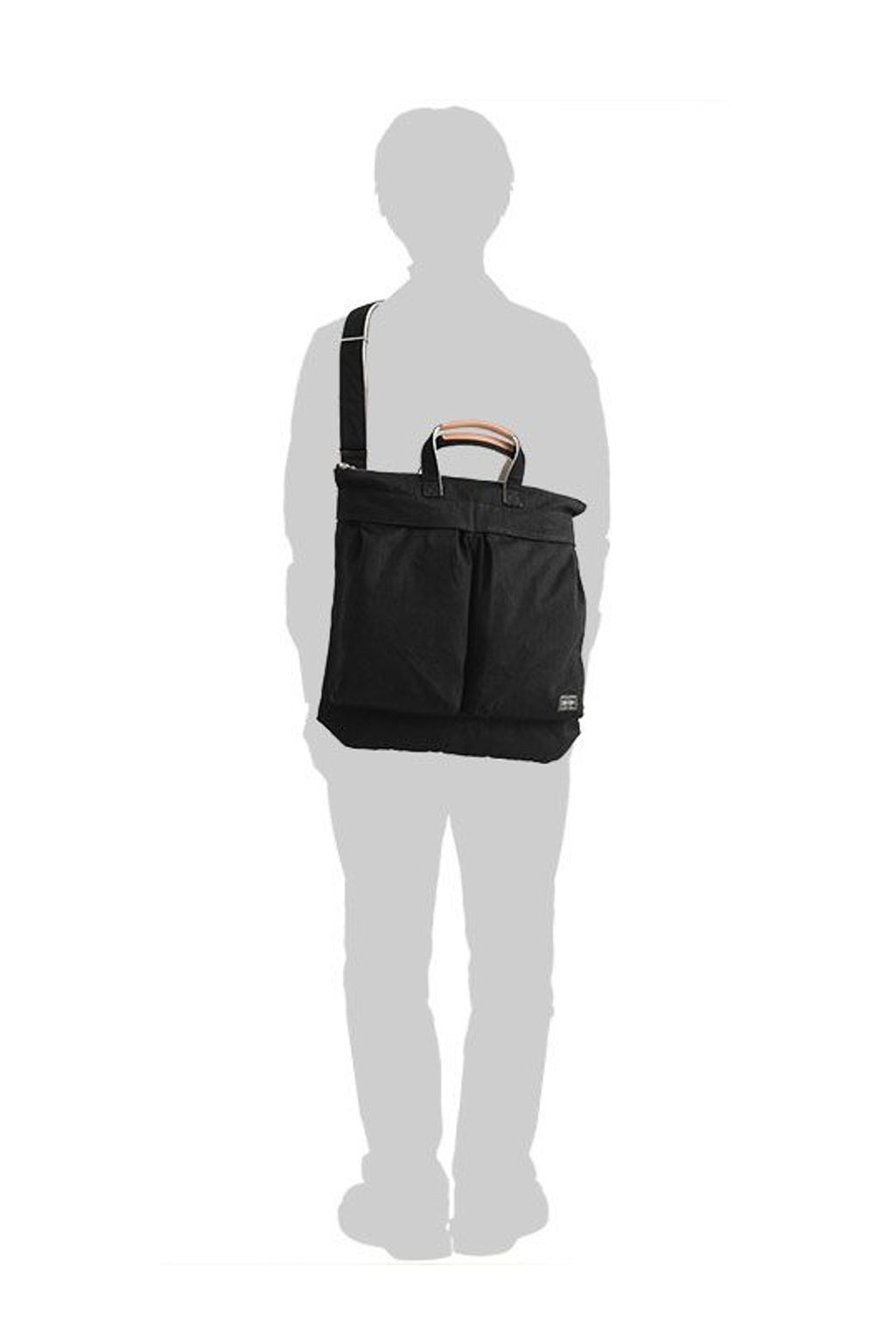 Porter Yoshida - NOIR 2Way Helmet Bag - Black