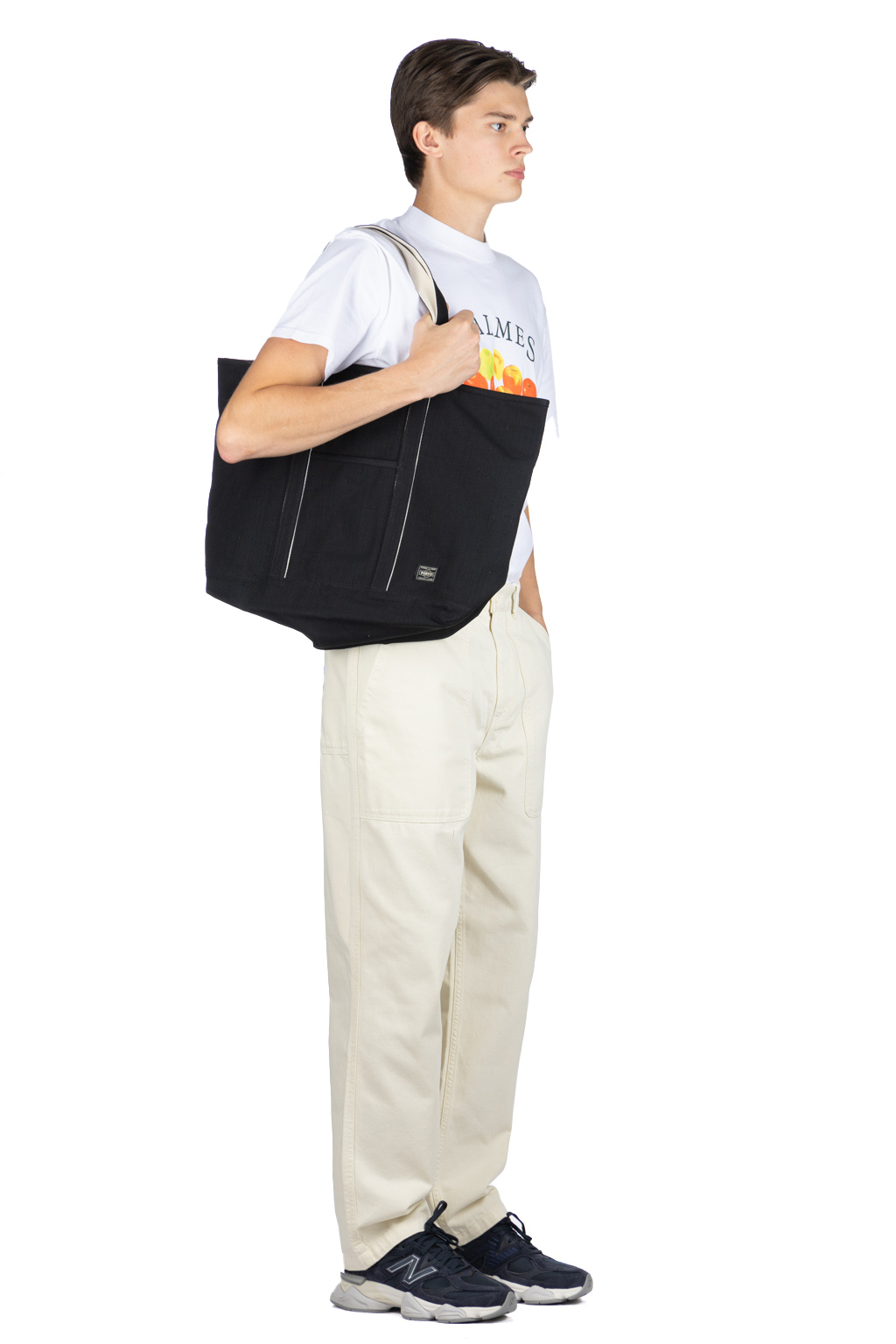 Porter Yoshida - NOIR Tote Bag Large - Black
