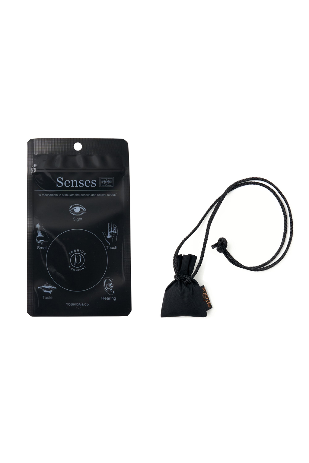 Porter Yoshida - SENSES - Vertical Shoulder Bag - Black