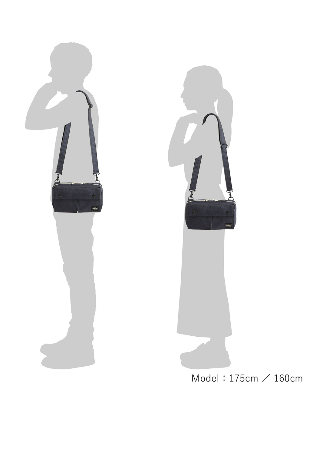 Porter Yoshida - SMOKY - 2Way Shoulder Bag - 2 Colors