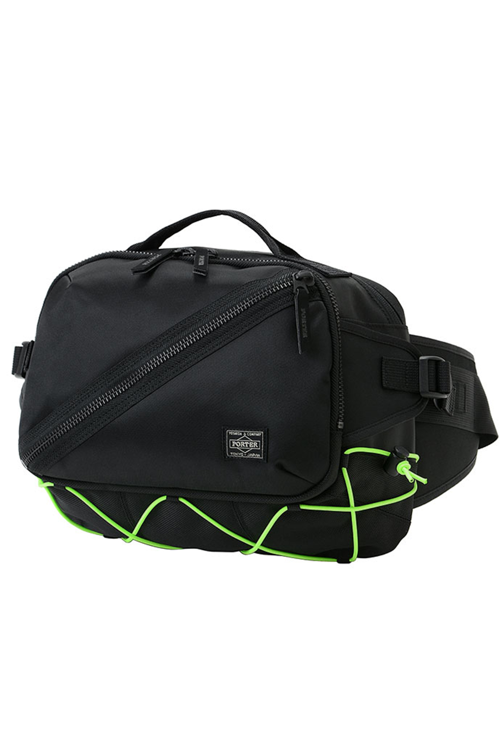 Porter Yoshida Waist Bag Black head porter - Centrevillestore