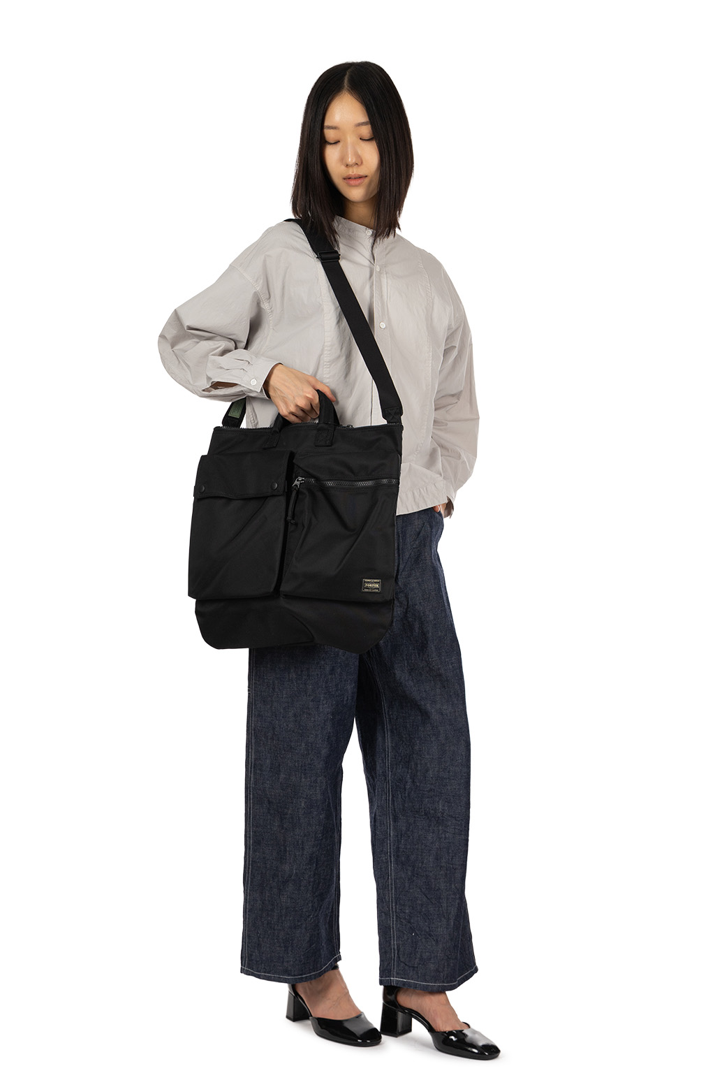 Porter Yoshida - UNIT 2WAY HELMET BAG - Black