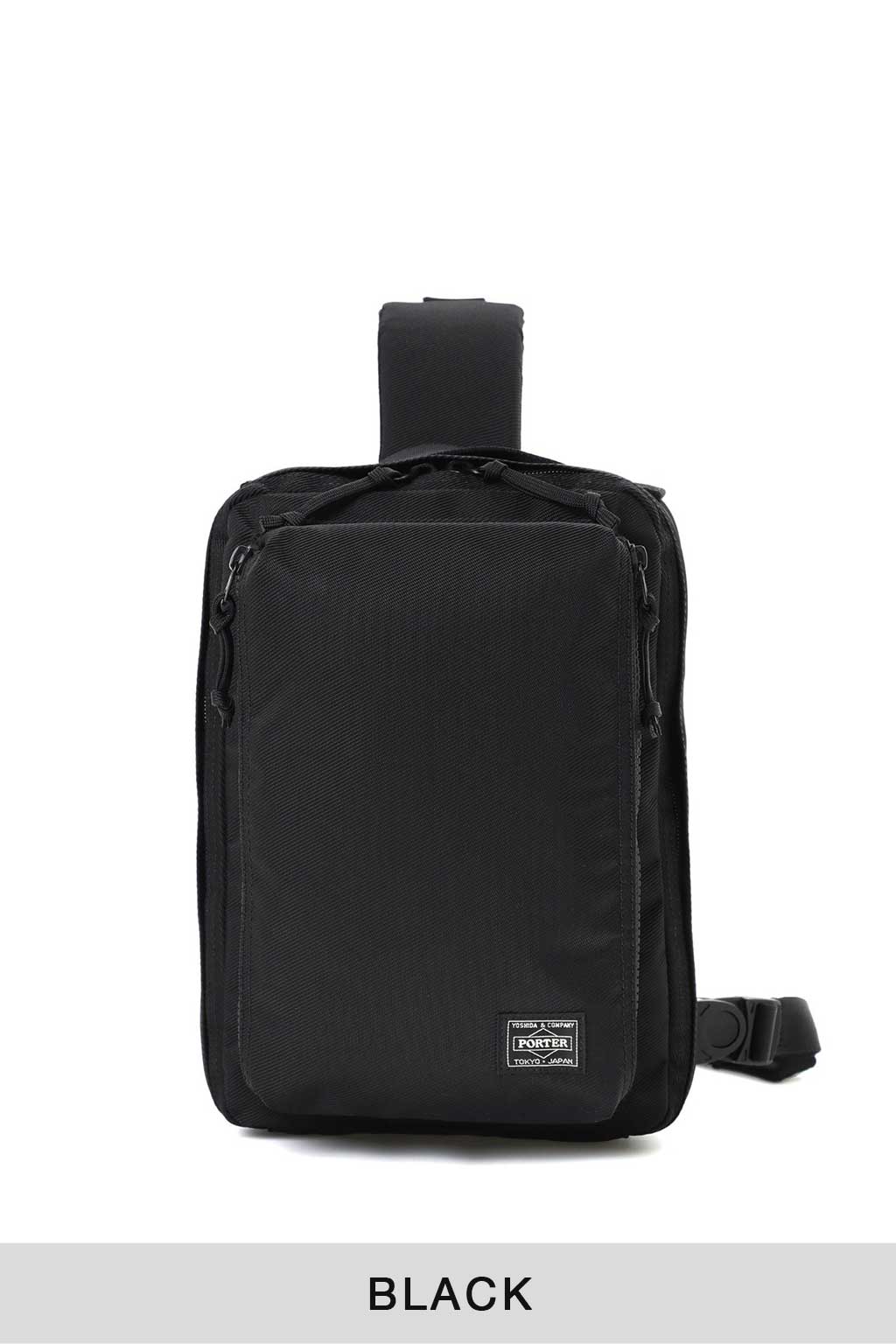 Porter Yoshida - UNIT SLING SHOULDER BAG (S) - Black
